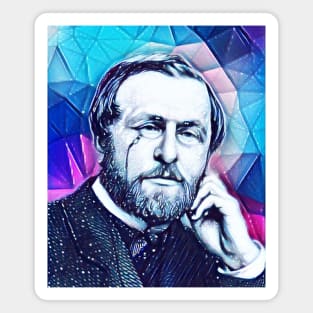 Hippolyte Taine Snowy Portrait | Hippolyte Taine Artwork 13 Magnet